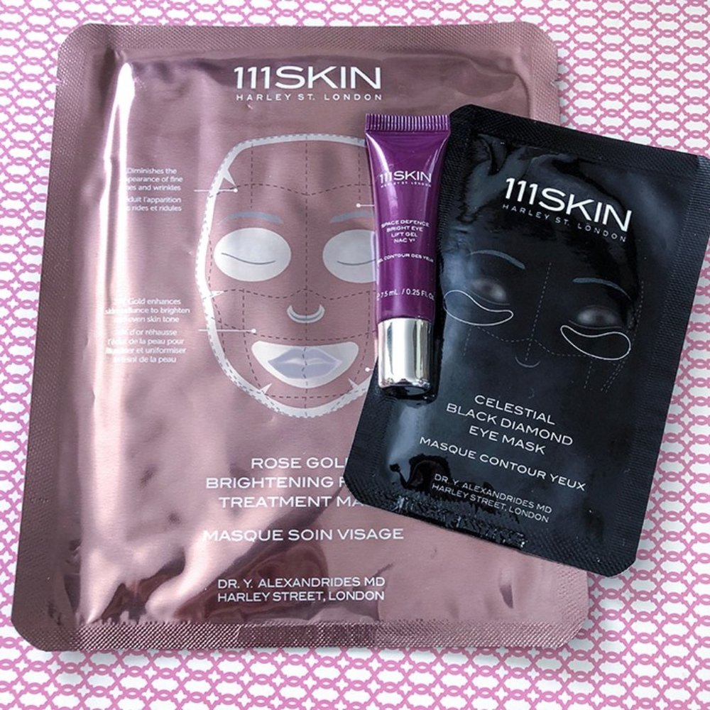 111 Skin bundle: Sheet and eye mask; eye cream